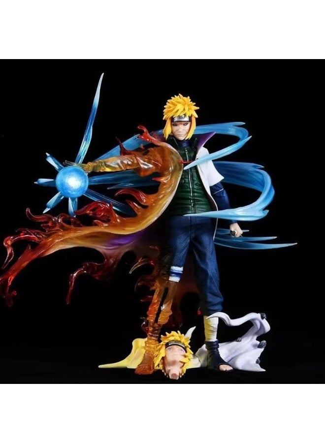 Naruto The 26 cm Evil Fourth Hokage Minato Namikaze Goat Statue, Anime Model Decoration  Gift - Image 1
